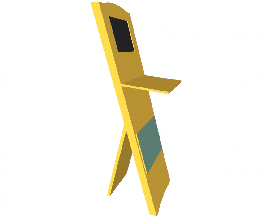 Sketch up 3d file of structure of template