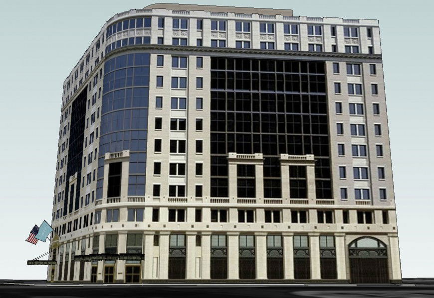 Sketch up file of famous Washington building