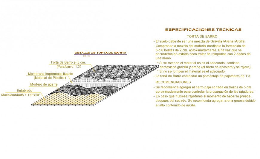 Slab layer isometric view detail dwg file