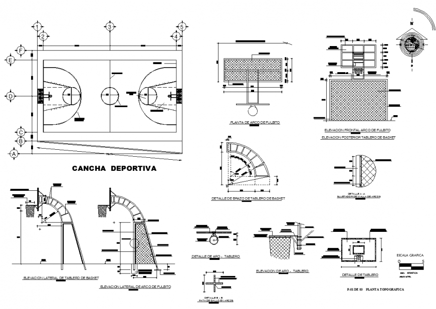 Slab sports tennis banquet boll plan and section layout file