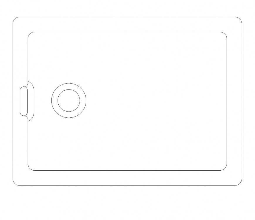 Small belfast sink autocad file