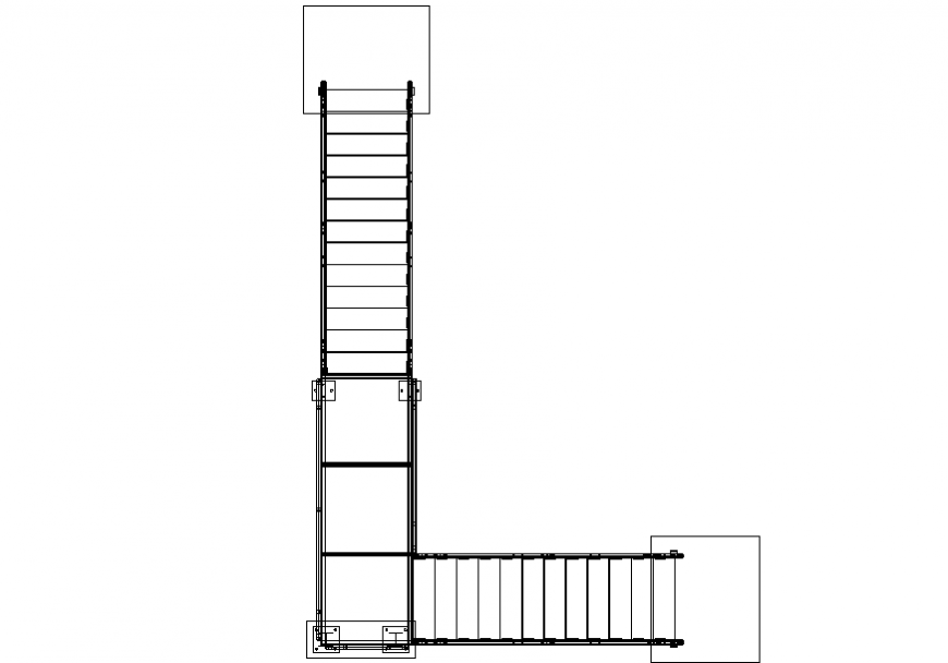 Small bridge structure detail elevation layout plan