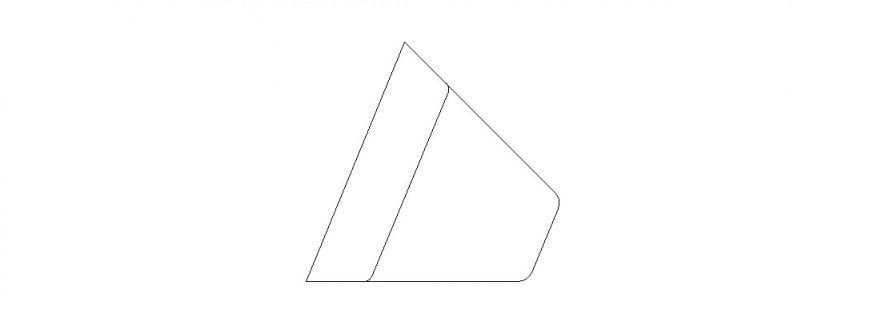 Small chair elevation 2d block cad drawing details dwg file
