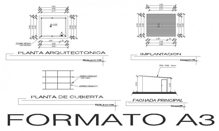 Small changing room on sports ground rawing in dwg file.