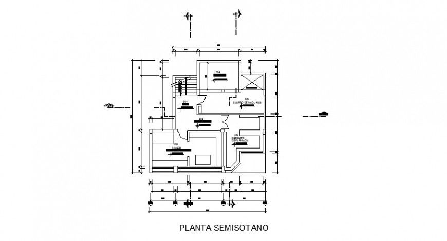 Small clinic ground floor layout plan cad drawing details dwg file