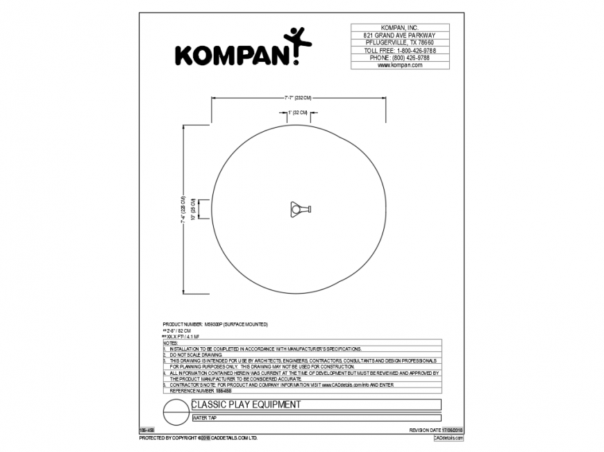 Small garden classic play equipment details dwg file