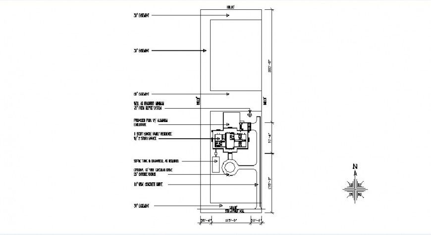 Small house floor framing plan structure drawing details dwg file