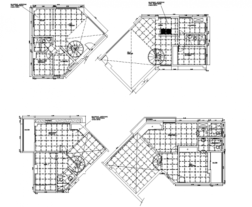 Small office ceiling design detail dwg file