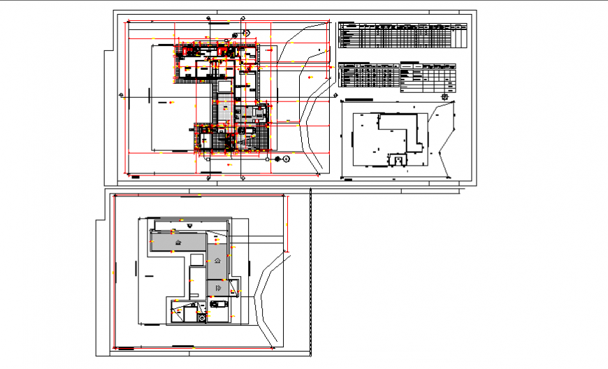 Small Project of Single family home design drawing