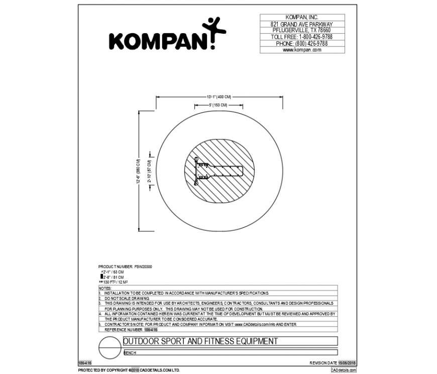 Small sports equipment for kids for garden dwg file