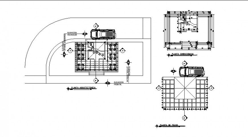 Small Store bar building detail 2d view layout plan in autocad format