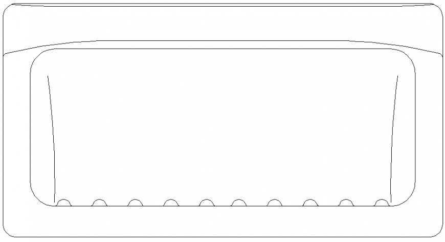 Soap stand drawing plan in dwg file