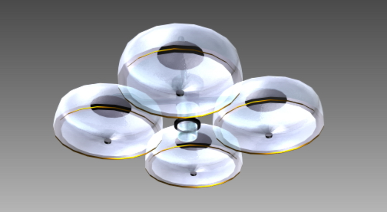 3d Decorative Ceiling Lamp Free Download Max File