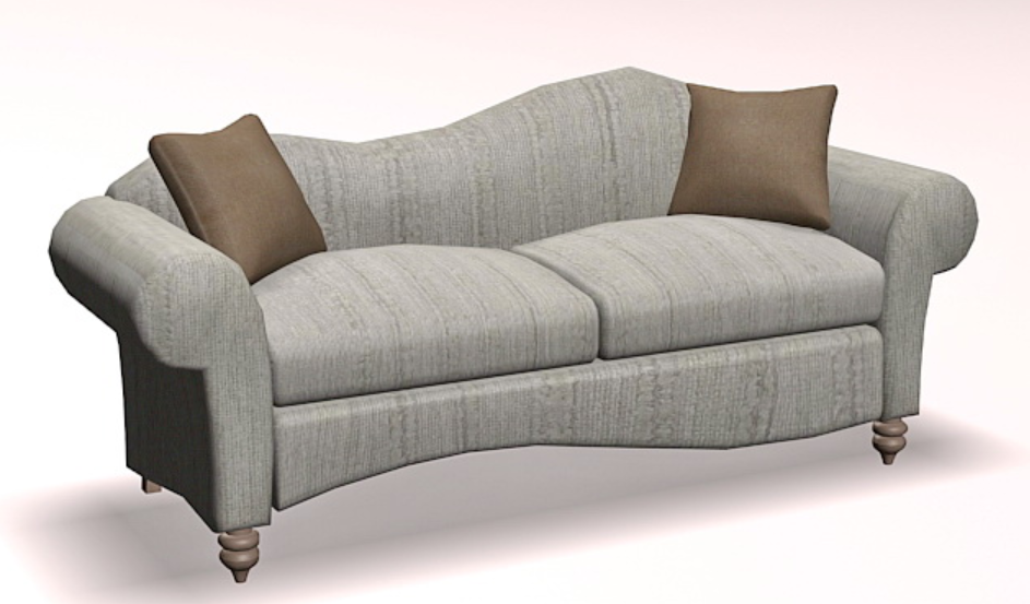 3D Sofa Design Max File for Interior Space Planning