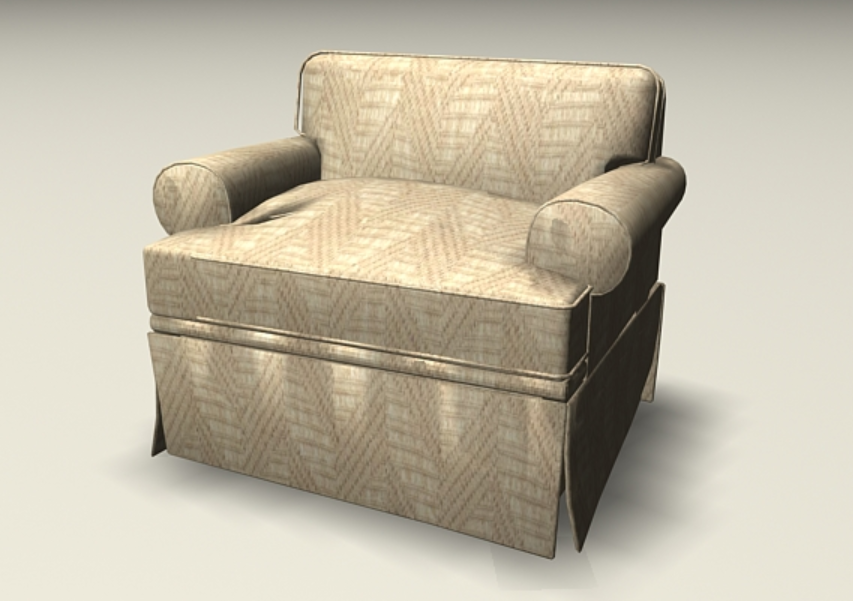 Single Seater Armchair 3D Model Max File for Interiors