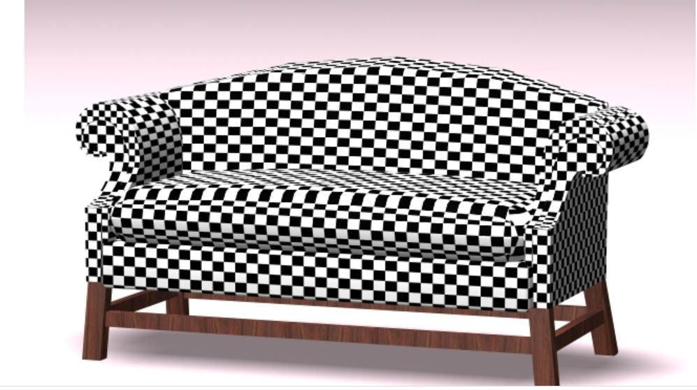 Realistic 3D Sofa Max Model for Home and Office Interiors