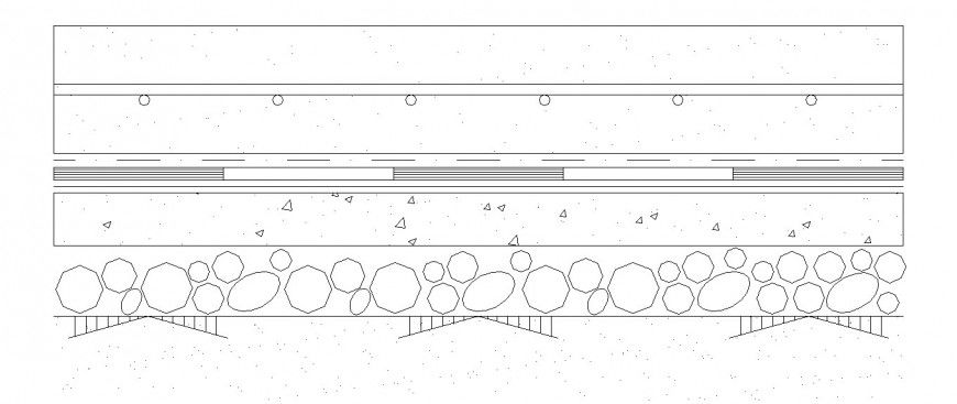 Soler with high water table tank section and installation details dwg file