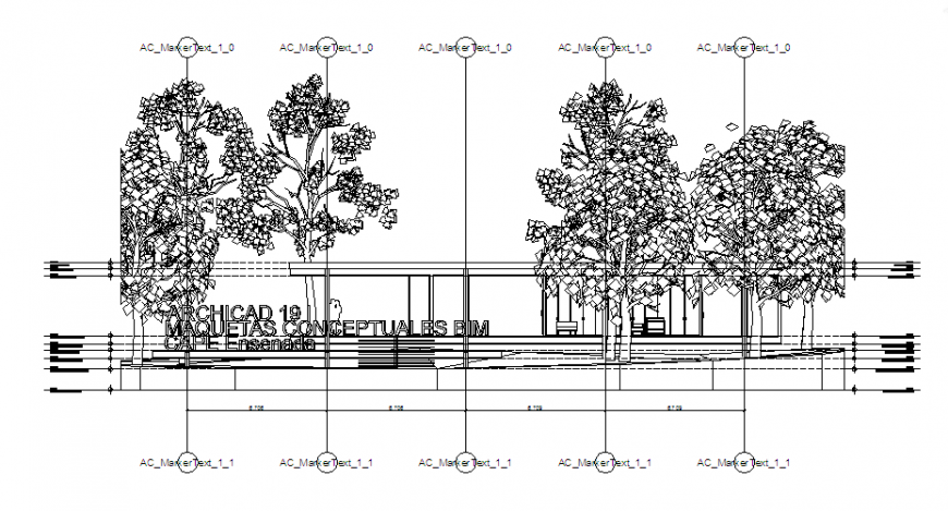 South Elevation design of steel structure house design