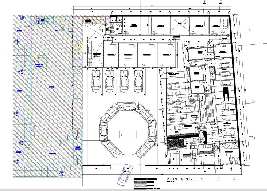 Spa Trujillo planning detail dwg file