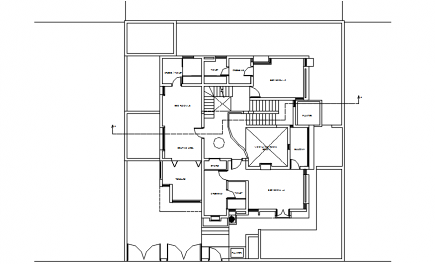 Spacing concept of apartment