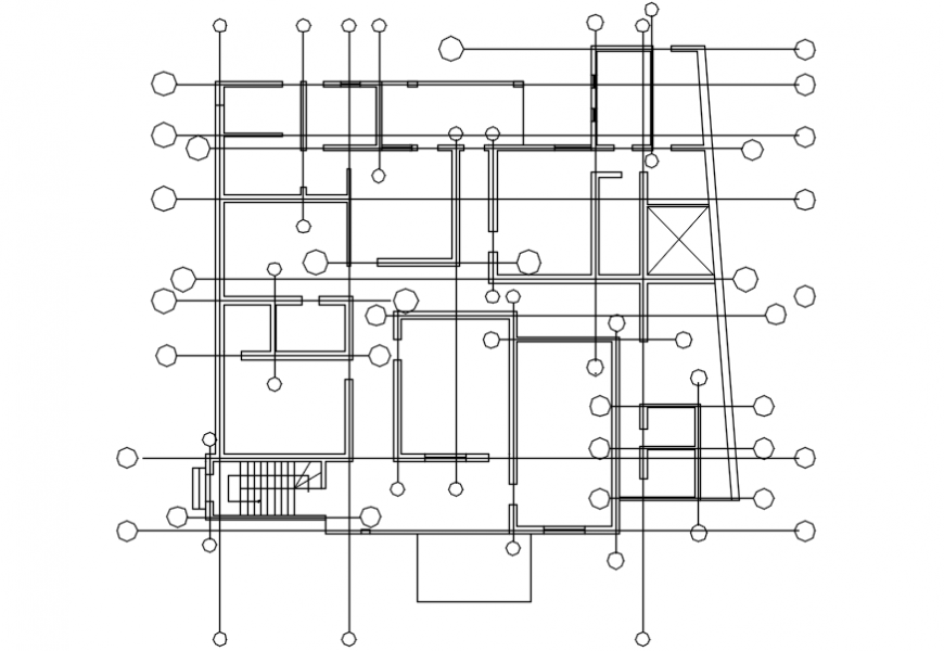 Spacing concept of house file detail model