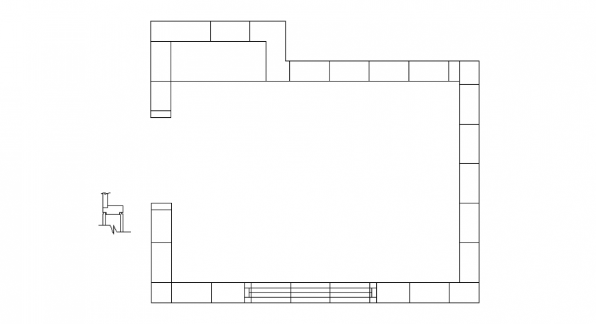Spacing concept of house in 2d