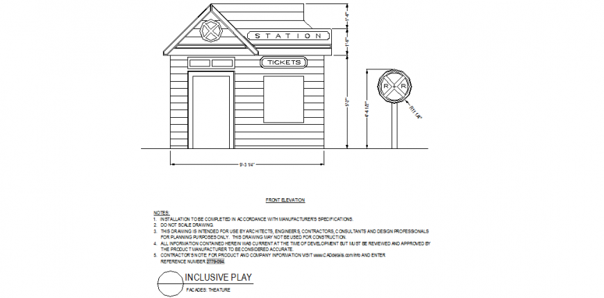 Spaghetti structure detail elevation and plan layout file