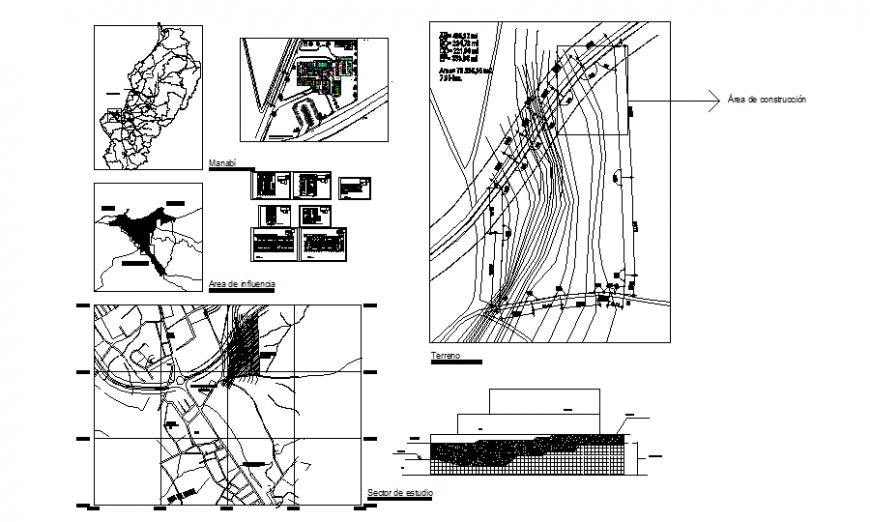 Specialty clinic plan and elevation autocad file