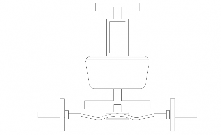 Sporting gym equipment drawing in dwg AutoCAD file.