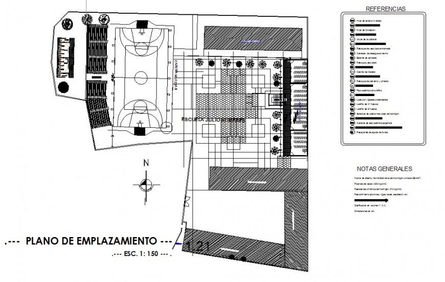 Sports ground detail 2d view CAD block layout file in autocad format