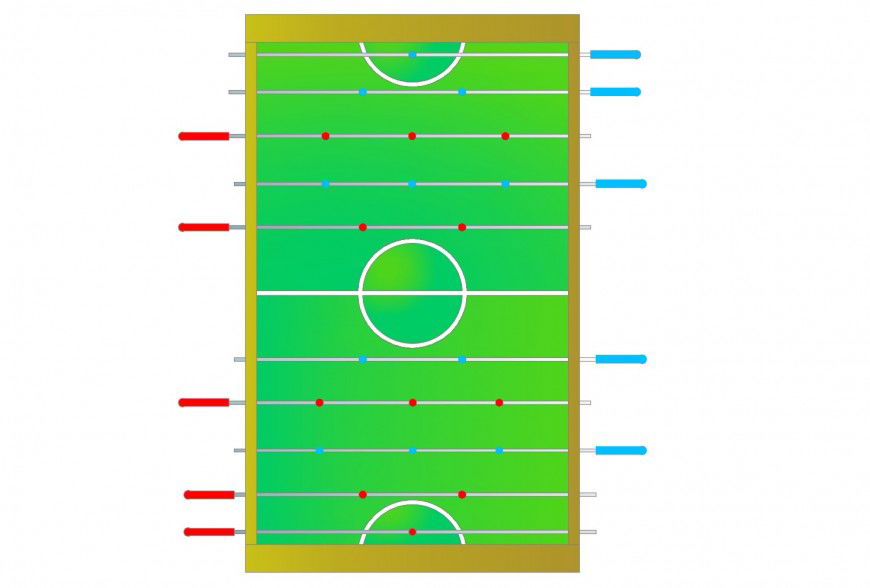 Sports ground pitch landscaping structure cad drawing details dwg file