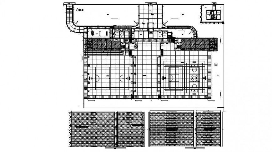 sports playground project detail cad file