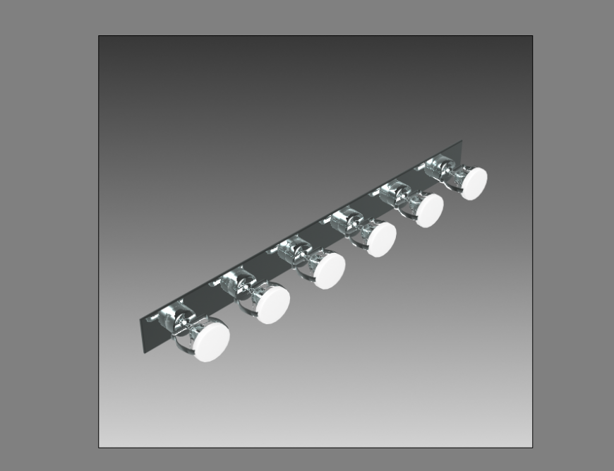 Spotlight detail elevation 3d model 3d max file