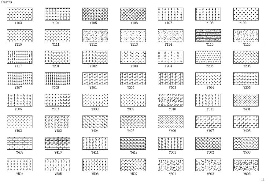 Square interior tile blocks design cad drawing details dwg file