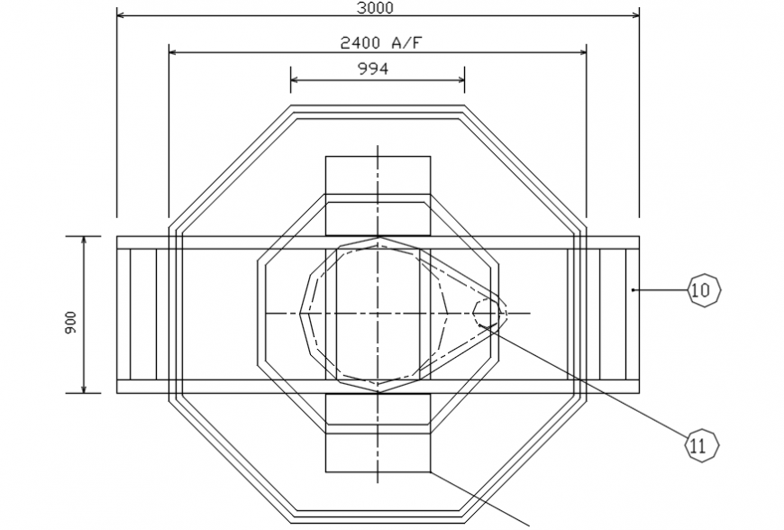 Sta-tor and rotor assembly plan cad drawing 2d details dwg file