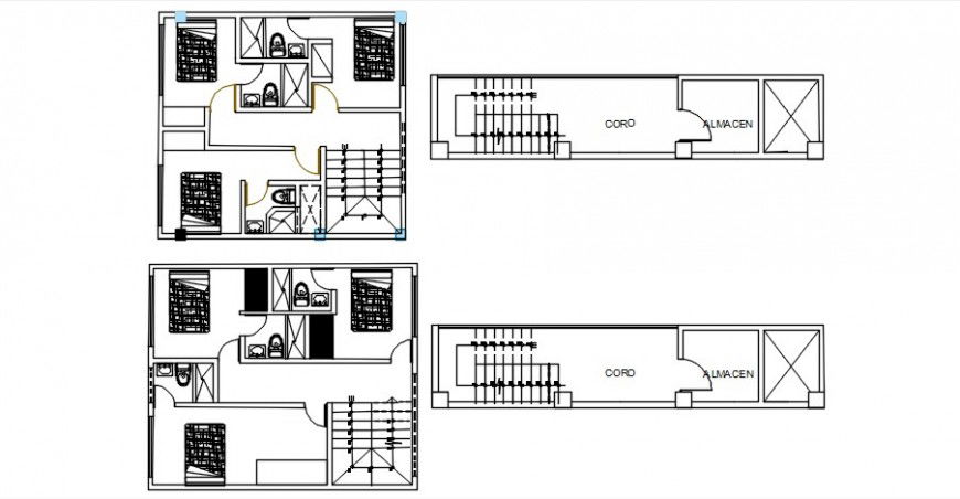 Staircase plan detailing view