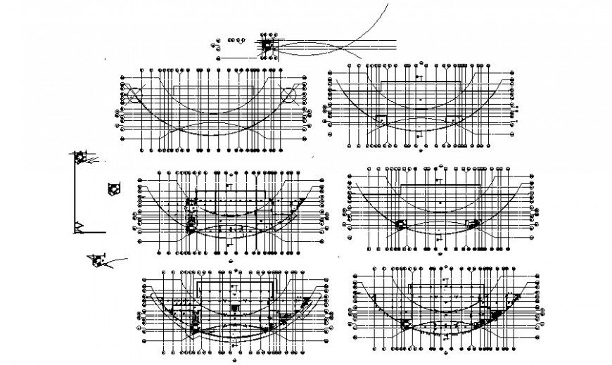 Stairway design drawings 2d view autocad file