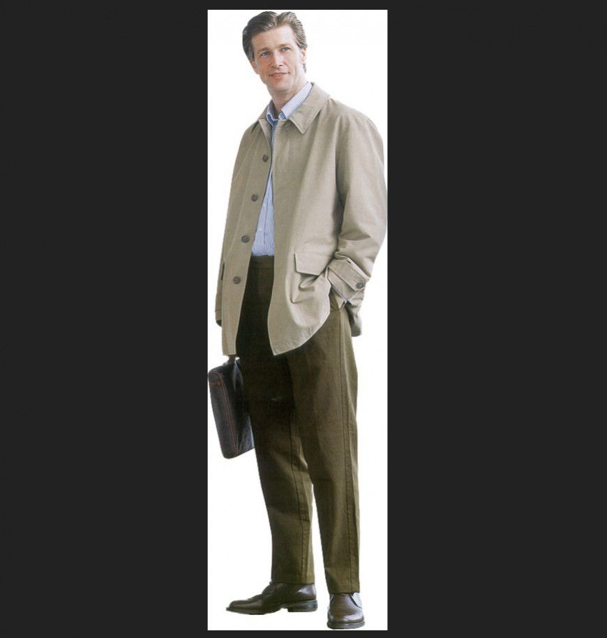 Standing male person detail elevation 3d model layout file