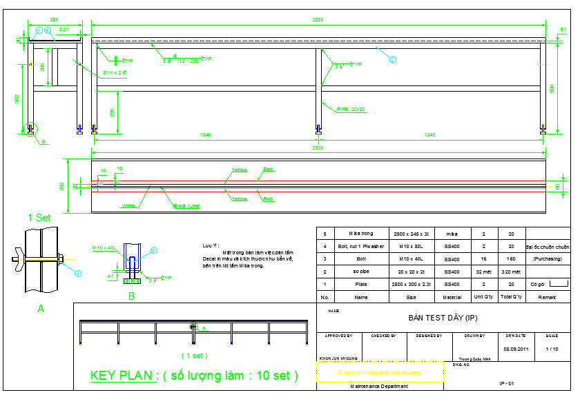 steel column base plate detail