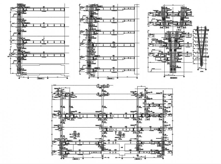 steel framing detail autocad file