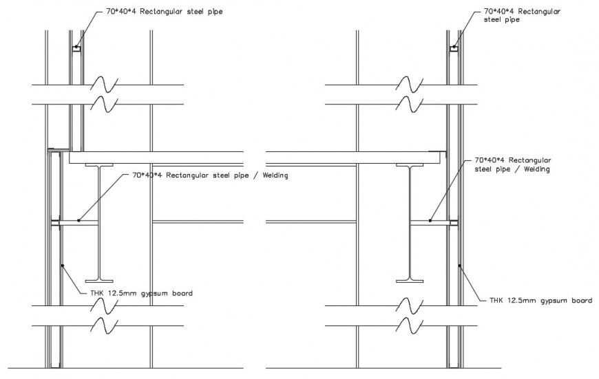 steel structure autocad file