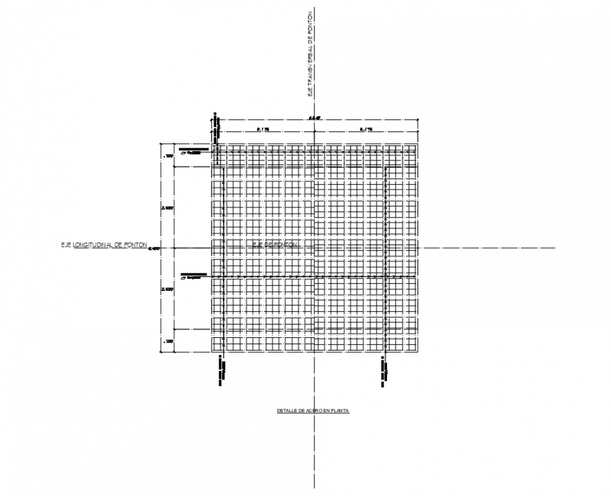 Steel structure details in plant cad drawing details dwg file