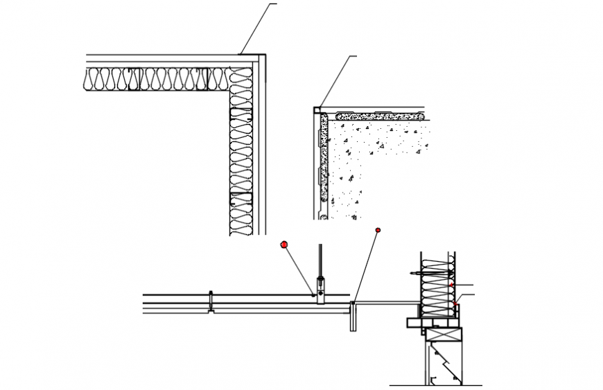 Steel structure of column and its support in auto cad file