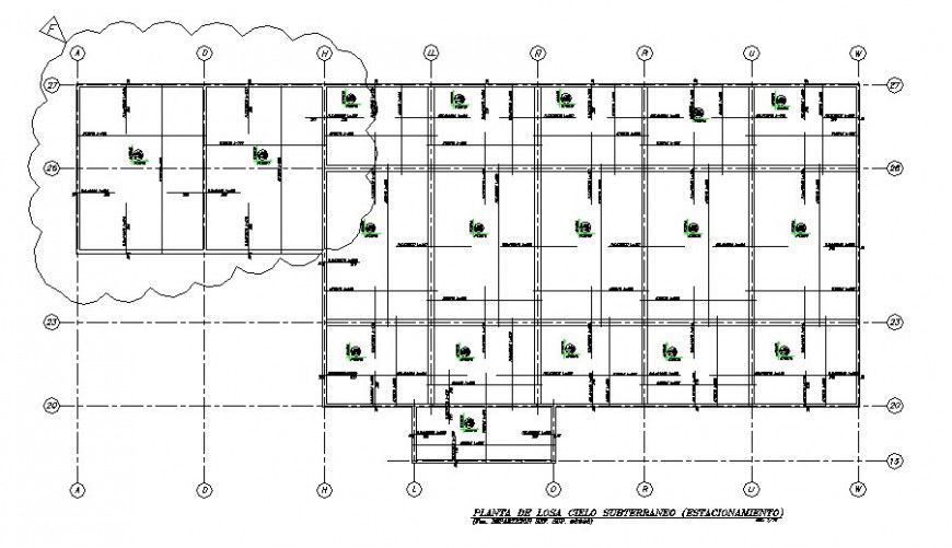 Stirrups spacing structural planning layout file
