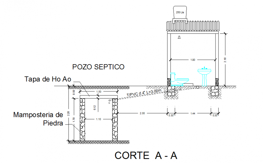 stone masonry Structure Detail In DWG file