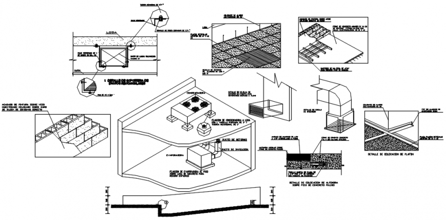 Structural blocks drawings detailing in autocad software file