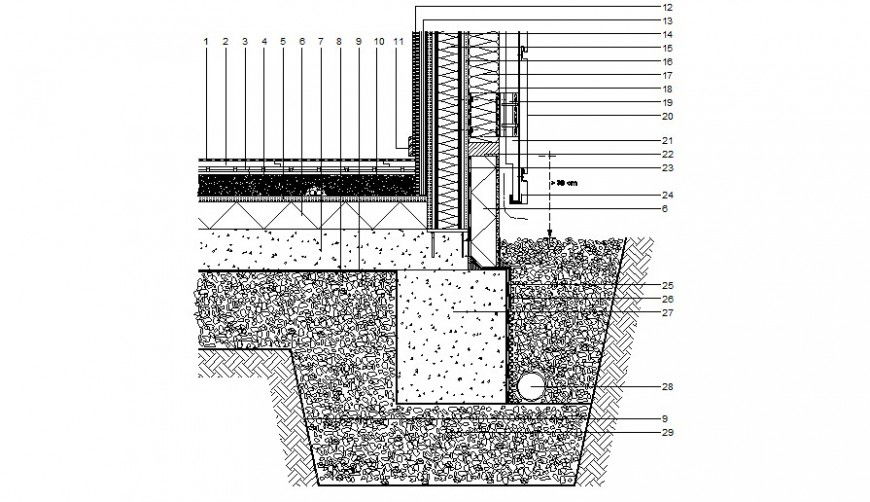 Structural blocks sectional details 2d view autocad software file