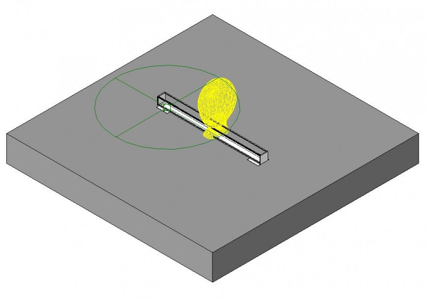 Structural detail 3d model layout CAD blocks layout Revit file