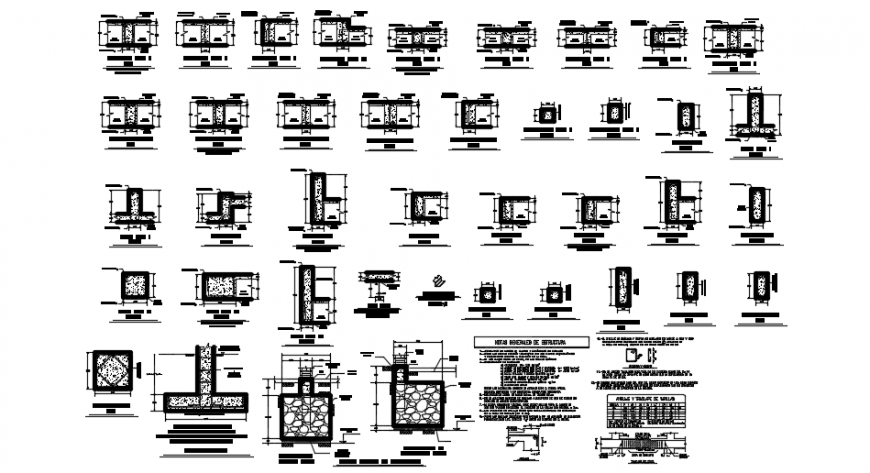 Structural details reinforced concrete