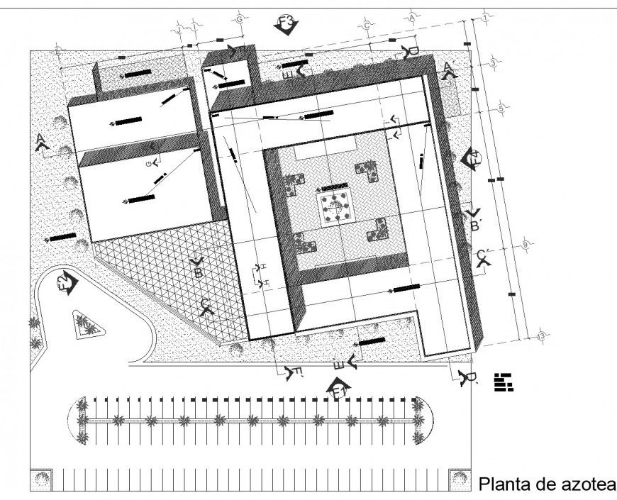 Structural plan detail dwg file
